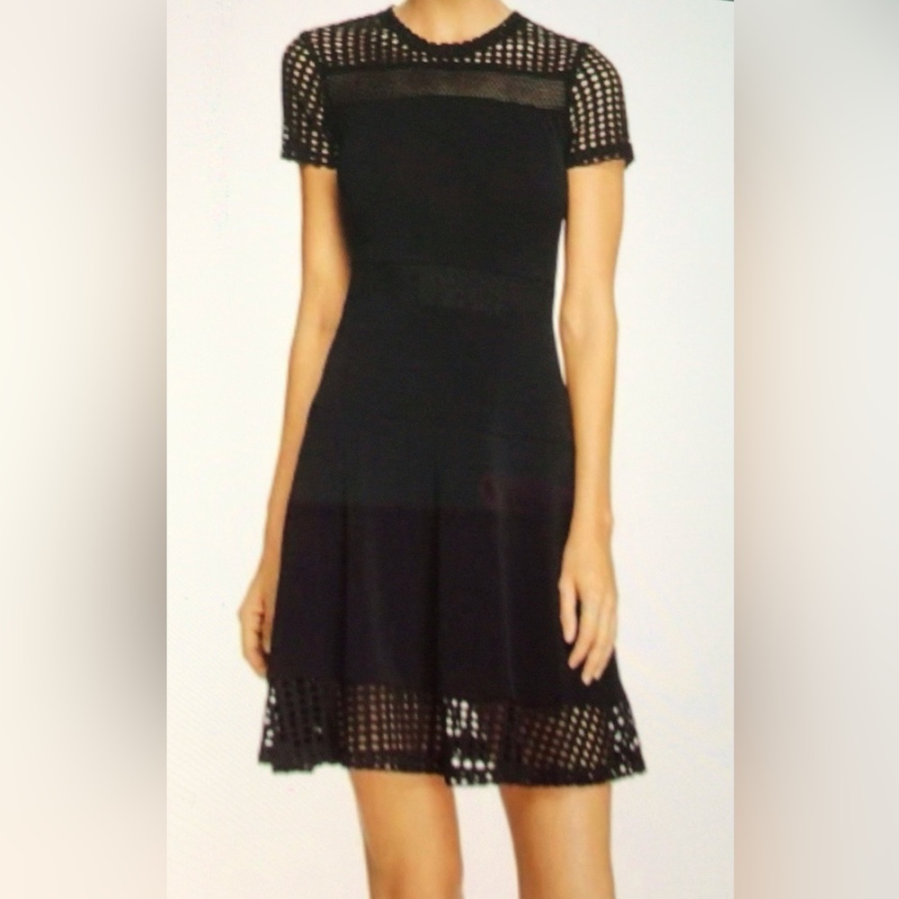 NWT MICHAEL Michael Kors Black Dress Sz M